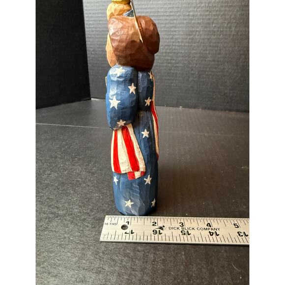 RARE Eddie Walker Patriotic Lady Liberty Midwest Of Cannon Falls Retired EUC - Picture 9 of 11